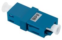 Оптический аттенюатор Qoltec Singlemode LC/UPC - LC/UPC, синий цв.