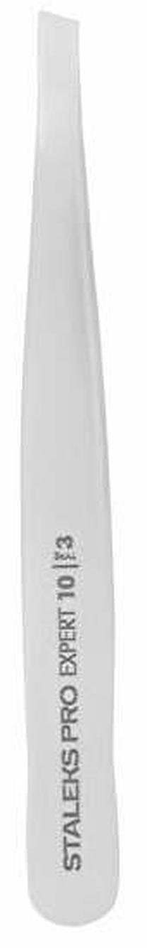 Kosmētiskā pincete, uzacīm Staleks Pro Expert TE-10/3, 14 g, 9.6 cm
