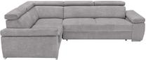 Kampinė sofa Loft 2F.RECBK, pilka sp., kairinė, 270 x 201 cm x 78 cm