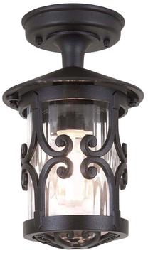 Lubinis lauko šviestuvas Elstead Lighting Hereford, 100W, E27, IP20, juoda sp., 15 cm x 26 cm