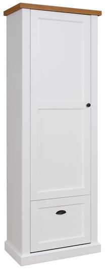 Spinta ADRK Galineo 06, ruda sp./balta sp., 70 cm x 40 cm x 200 cm