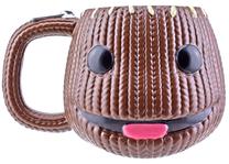 Krūzīte Paladone Sackboy 3D, brūna krās., 550 ml