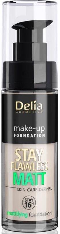 Skystas makiažo pagrindas Delia Cosmetics Stay Flawless Matt, 403 vanille, 30 ml