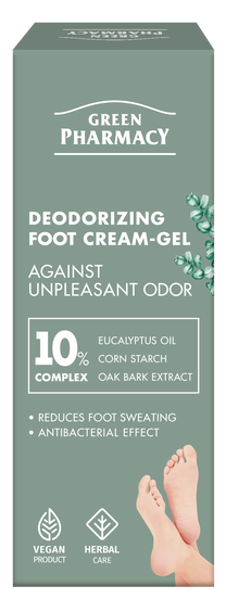 Pėdų kremas Green Pharmacy Deodorizing Against Unpleasant Odor, 75 ml