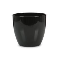 Puķu pods Scheurich 920/16, keramika, Ø 16 cm, melna krās.