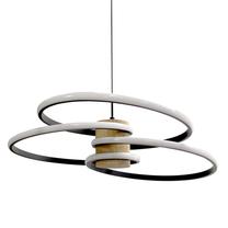 Valgusti rippuv CristalRecord Dina, LED, 3000 °K x 50 W, puidu v. / puidu v.