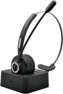 Belaidės ausinės Sandberg Bluetooth Office Headset Pro, juoda sp.