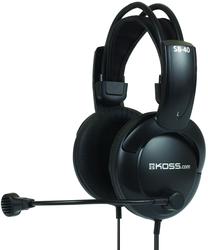 Laidinės žaidimų ausinės Koss SB40, juoda sp.