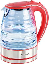 Elektrinis virdulys DomoClip DOD128R, 1.7 l, raudona sp.