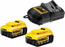 Akumulatora un lādētāja komplekts Dewalt DCB115P2, 18 V, li-ion, 5000 mAh