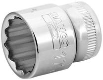Uzgriežņu galviņa Bahco Bi-Hex Socket, HEX, 27 mm, 3/8", Ø15 mm