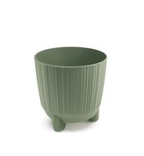 Gėlių vazonas Prosperplast DRF150N-2411U, plastikinis, Ø 14.5 cm, žalia sp.