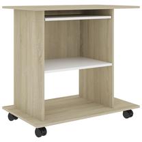 Datorgalds VLX Compact 802899, 80 cm x 50 cm, 75 cm, ozola krās./balts krās.