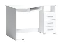 Rašomasis stalas Tatris 17 Right Sided, baltas