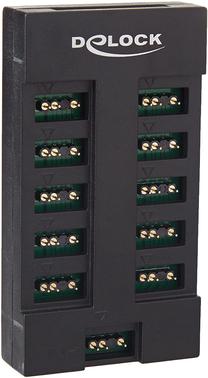Сетевые продукты Delock RGB HUB, 50 см, 90 x 48 мм, черный цв.