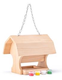 Kūrybos rinkinys WOODY Wooden Bird Feeder, ruda sp.