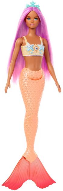 Lėlė, undinėlė Mattel Barbie Mermaid HRR05, 30 cm, oranžinė sp.