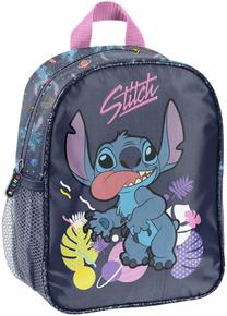 Bērnu mugursoma Paso Disney Stitch, zila krās./violeta krās., 28 cm x 22 cm x 10 cm