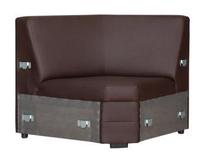 Modulinė sofa Bodzio Alka/Karmona, ruda sp., 90 x 90 cm x 86 cm