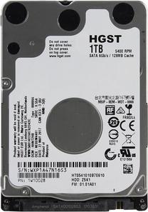 Kõvaketas (HDD) HGST HTS541010B7E610, 2.5", 1 TB