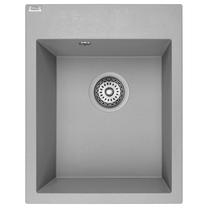 Virtuves izlietne Laveo Monchichi SBO_510Y, Grey, granīts, 38.4 cm x 50 cm x 20.5 cm, pelēka krās.