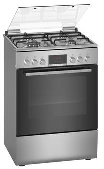 Dujinė viryklė su elektrine orkaite Bosch Series 4 HXN390D50L