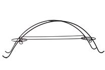 Gėlių stovas Vz-3, 160 cm x 25 cm x 55 cm, Ø 24 cm