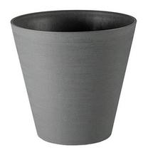 Puķu pods Porto 8083025403, plastmasa, Ø 32 cm, pelēka krās.