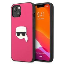 Telefono dėklas Karl Lagerfeld Karl`s Head Metal for iPhone 13 mini, rožinė sp., Apple