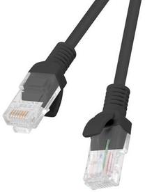 Провод Lanberg Patchcord RJ45 Cat.5e UTP RJ-45, RJ-45, 0.5 м, черный цв.
