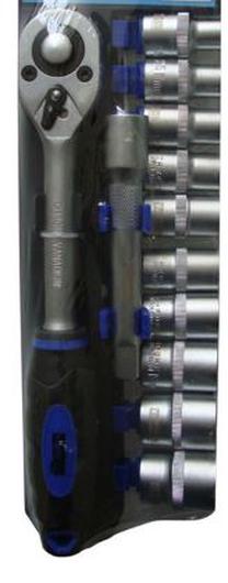 Galvučių komplektas VG033, 10 - 24 mm, 1/2"