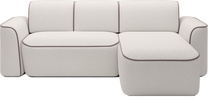 Kampinė sofa Ume, balta sp., 190 x 287 cm x 88 cm