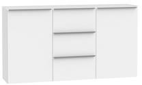 Komoda Forte Tacjus TXCK234-C605, balta sp., 91.1 cm x 180 cm x 42 cm