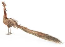 Figūrėlė, „Povas“, 60 cm, ruda sp./aukso sp.