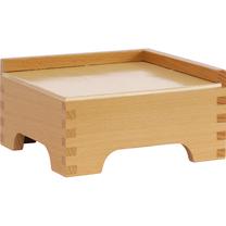 Детский игровой стол, держатель Montessori Stand for Rose Tower, коричневый цв.
