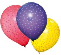 Õhupall ovaalsed Susy Card Party Dots, mitmevärviline, 6 tk