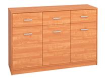 Komoda ML Meble 05, ruda, 138 cm x 41 cm x 94 cm