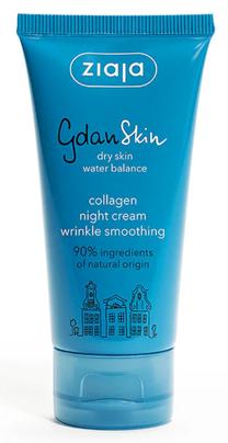 Ночные крем для лица Ziaja GdanSkin Collagen, 50 мл, +17