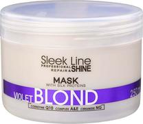 Matu maska Stapiz Sleek Line Violet Blond, 250 ml