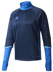 Футболка с длинными рукавами Adidas, синий цв., L