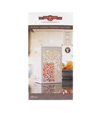 Подсвечник Candle Warmers Scroll, металл, 30 см, белый цв.