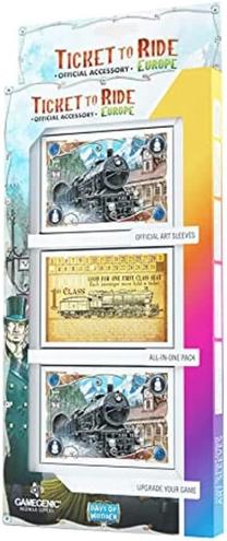 Аксессуар для настольной игры Gamegenic Ticket to Ride Ticket To Ride Europe Art Sleeves