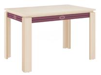 Valgomojo stalas išskleidžiamas DaVita, ąžuolo, 160 cm x 75 cm x 76 cm