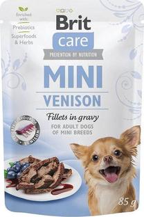Влажный корм для собак Brit Care Mini, мясо оленя, 0.085 кг