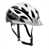Шлемы велосипедиста Nils Extreme MTW210, белый цв./черный цв., L (59-65 см)