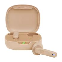 Belaidės ausinės JBL Wave Flex, šviesiai ruda sp.