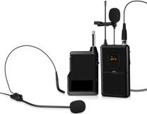 Vadu mikrofons Mozos MIC-UHF-SET, melna krās.