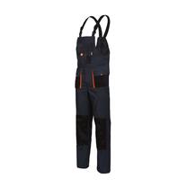 Darba puskombinezons Sara Workwear King 11-311, melna krās./oranža krās., XXL izmērs