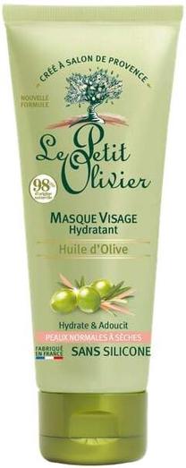 Sejas maska Le Petit Olivier Olive Oil Moisturising, 75 ml
