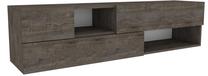 TV galds Kalune Design Morton, tumši pelēka krās., 160 cm x 37.7 cm x 40 cm